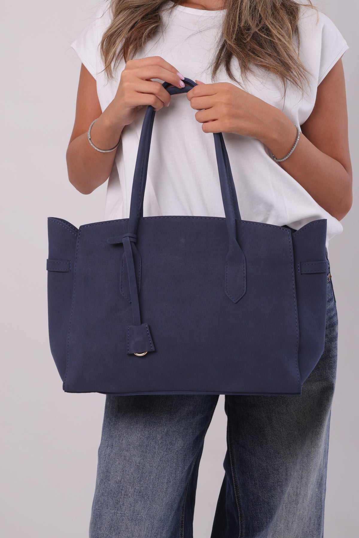 Catalina Bag - Suede Navy