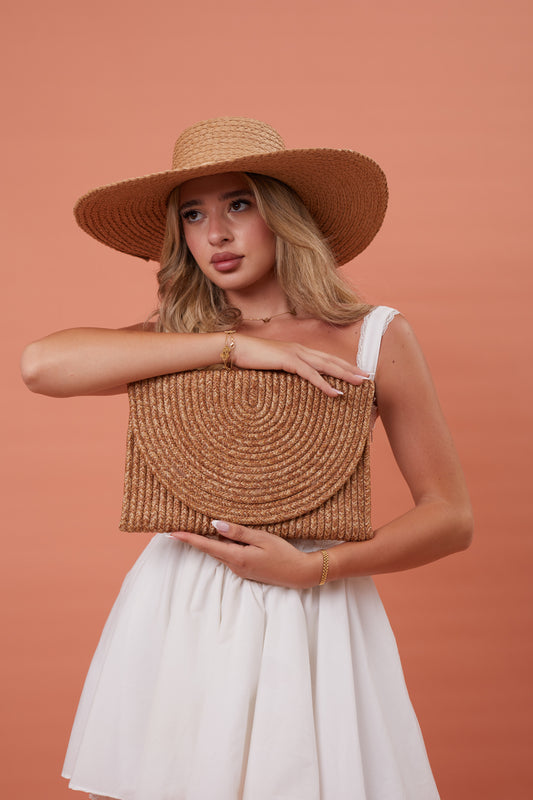 Ivy Clutch - Tan
