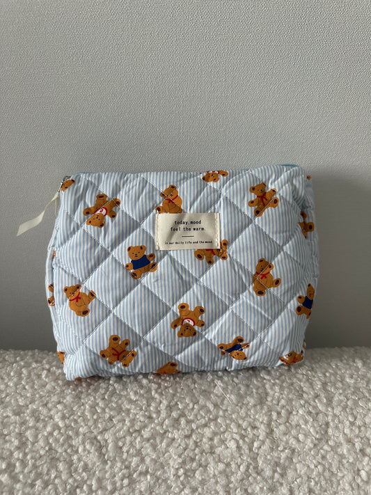 Teddy Pouches - Blue
