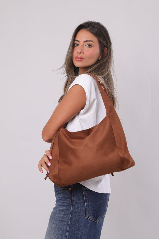 Erica Bag - Suede Havane