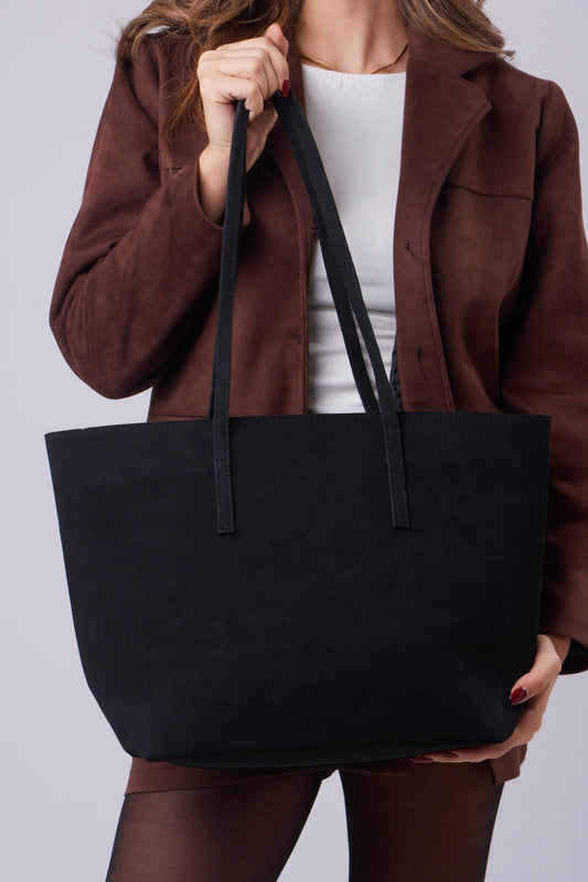 Abigail Bag - Suede Black