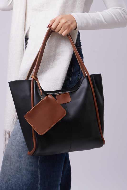 Katy Bag - Black + Havane