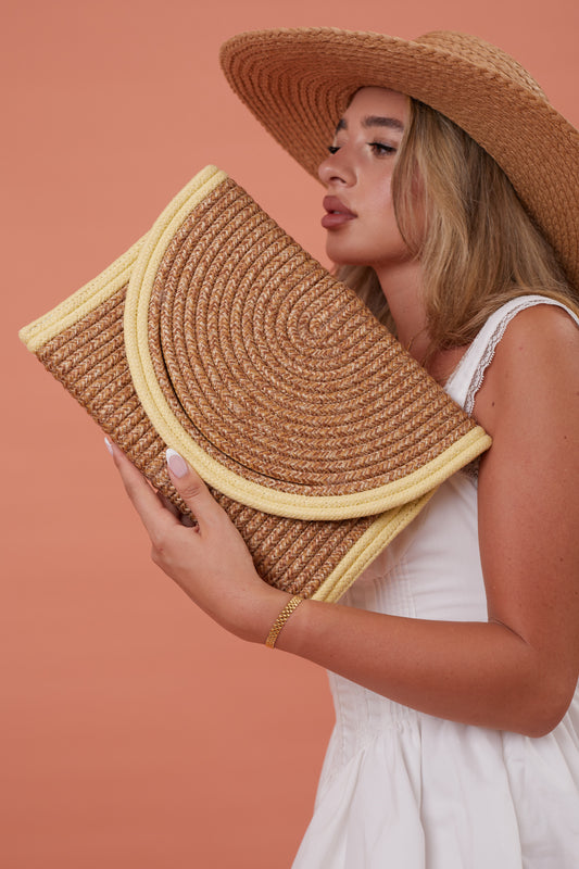 Ivy Clutch - Yellow