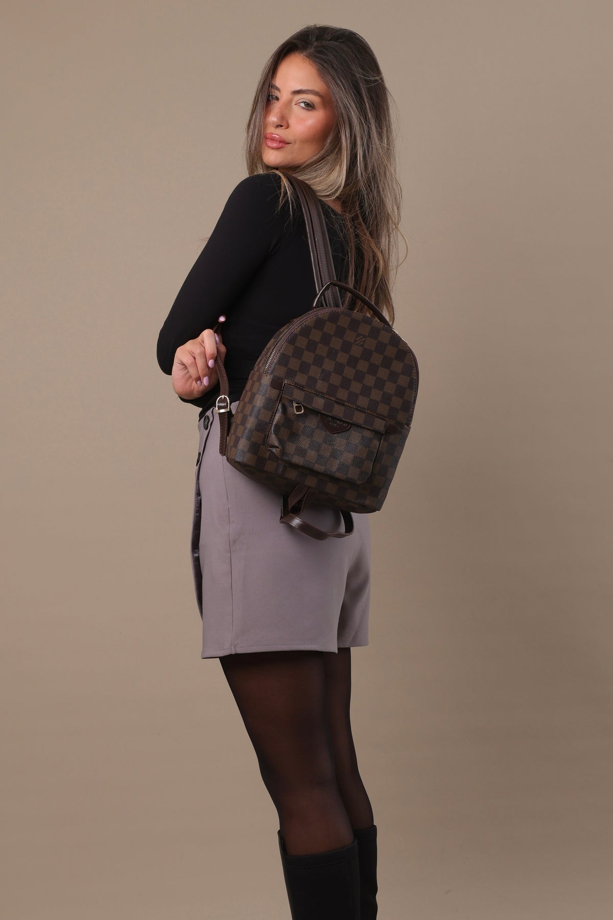 LV Backpack - Brown