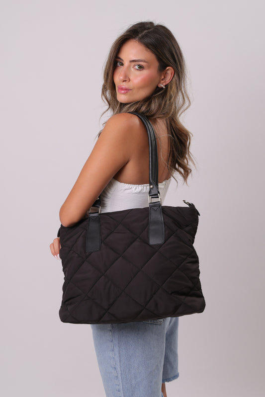 Puffer Bag - Full Black