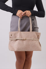 Anna Bag - Suede Beige