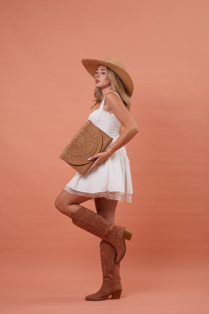 Ivy Clutch - Tan