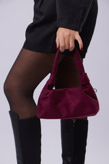 Aria Bag - Suede Burgundy