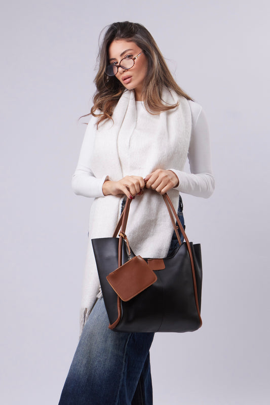 Katy Bag - Black + Havane