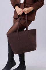 Abigail Bag - Suede Brown