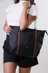 Margot Bag - Black & Camel
