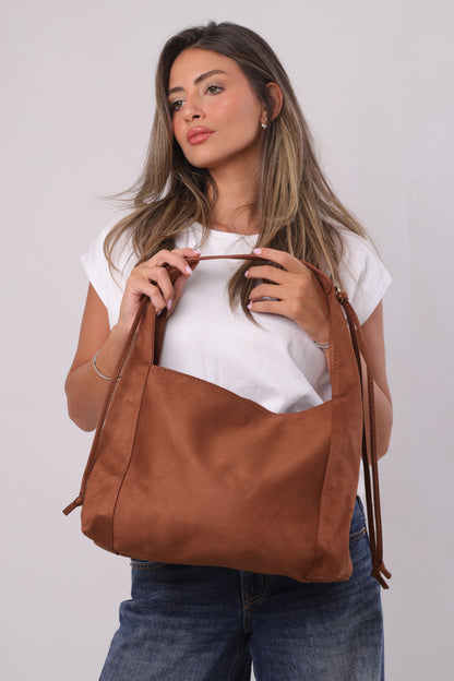 Erica Bag - Suede Havane