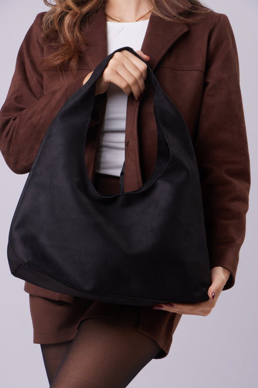 Elizabeth Bag - Suede Black