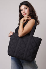Sienna Puffer Bag - Black