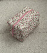 Flowers Cosmetic Pouch - Pink