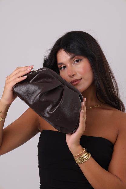 Florence Clutch - Brown