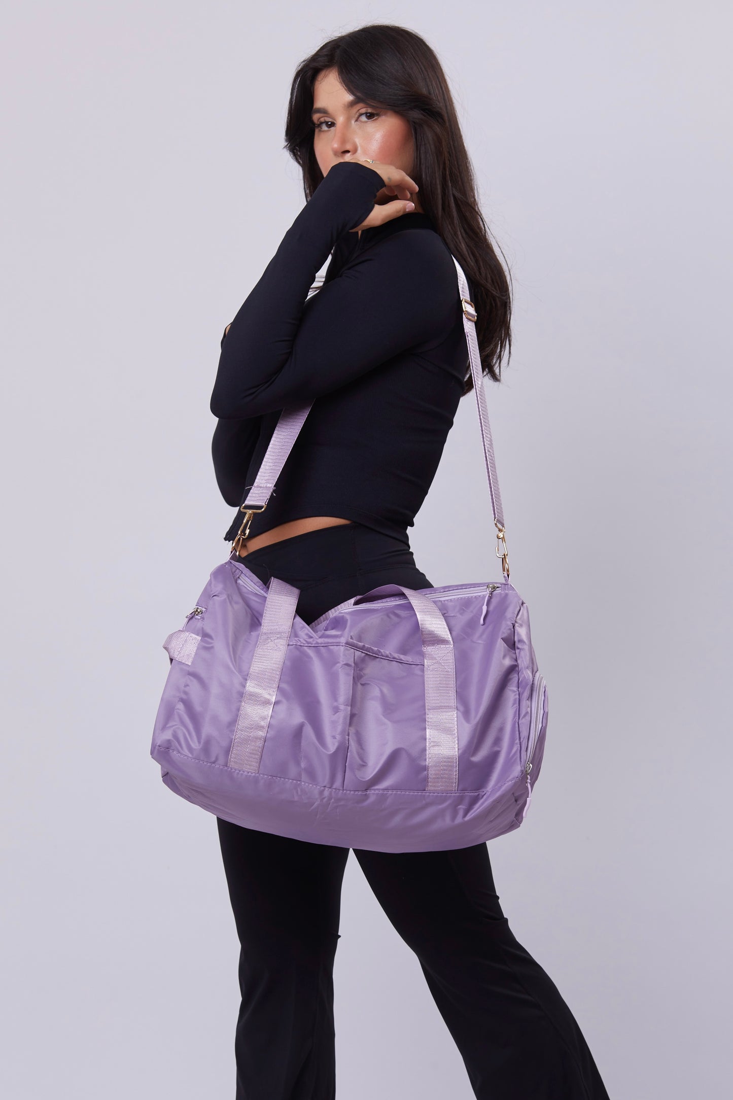 Fiona Gym Bag - Lilac