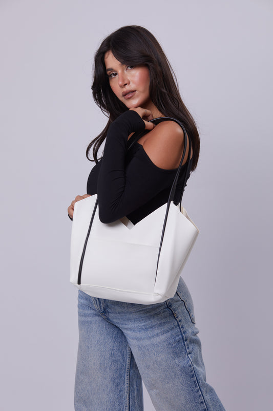 Molly Bag - White & Black