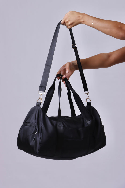 Fiona Gym Bag - Black