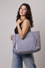 Nova Puffer Bag - Gray