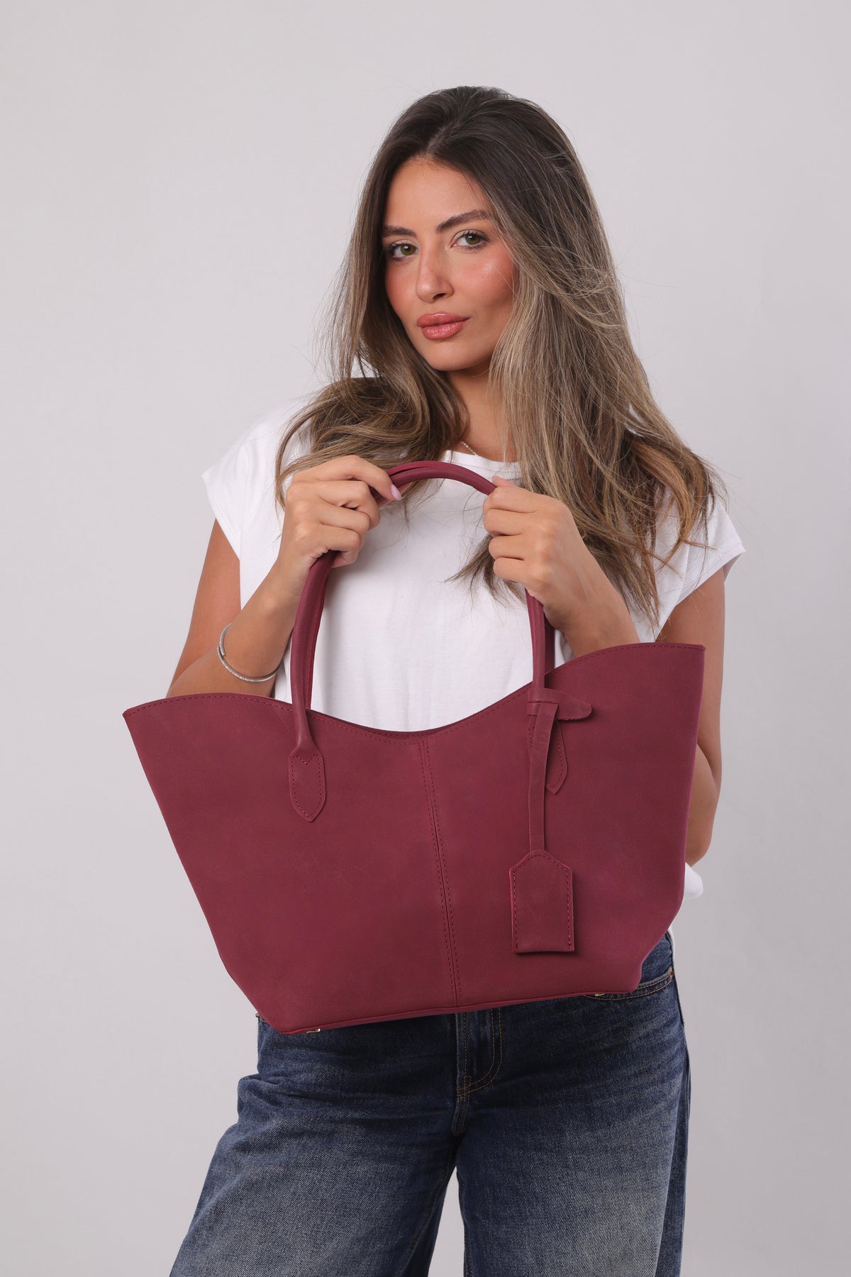 Morgana Bag - Suede Burgundy