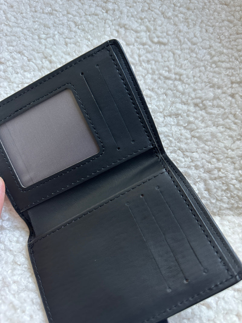 H Small Wallet - Black