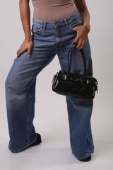 Glossy Roma Bag - Black