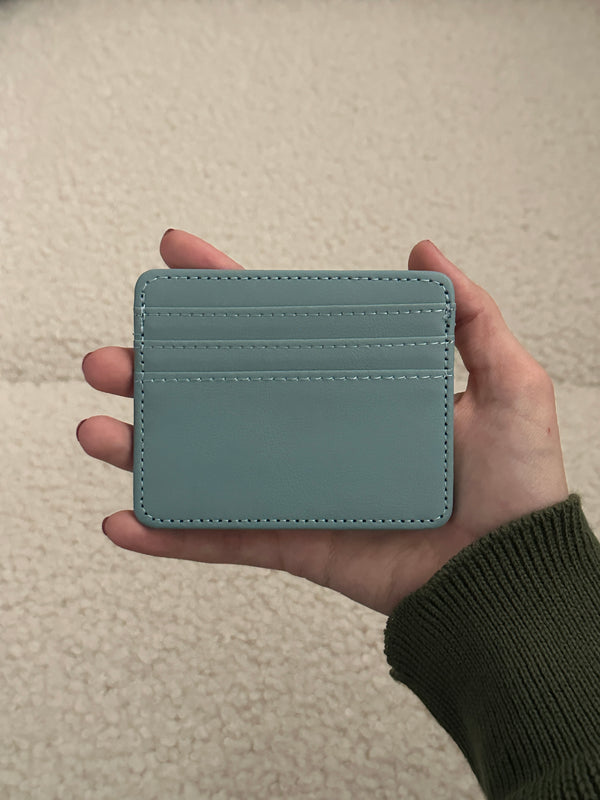 Blue Card Holder