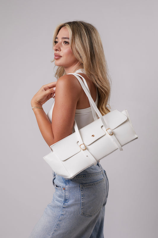 Nahla Bag - White