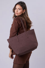 Abigail Bag - Suede Brown