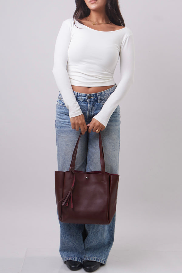 Naomi Bag - Burgundy