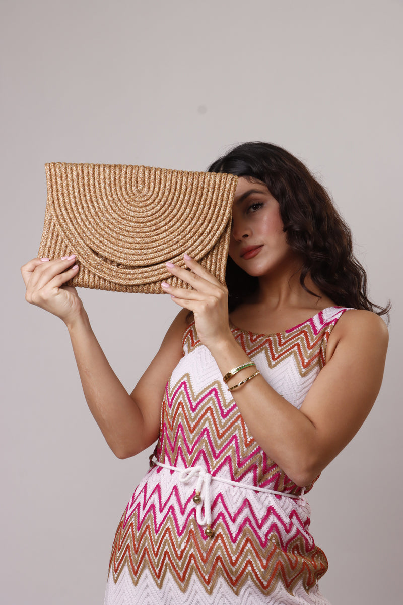 Ivy Clutch - Tan