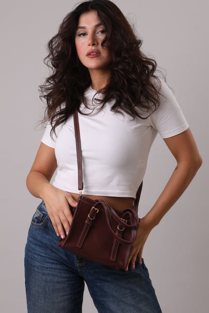 Riley Bag - Burgundy