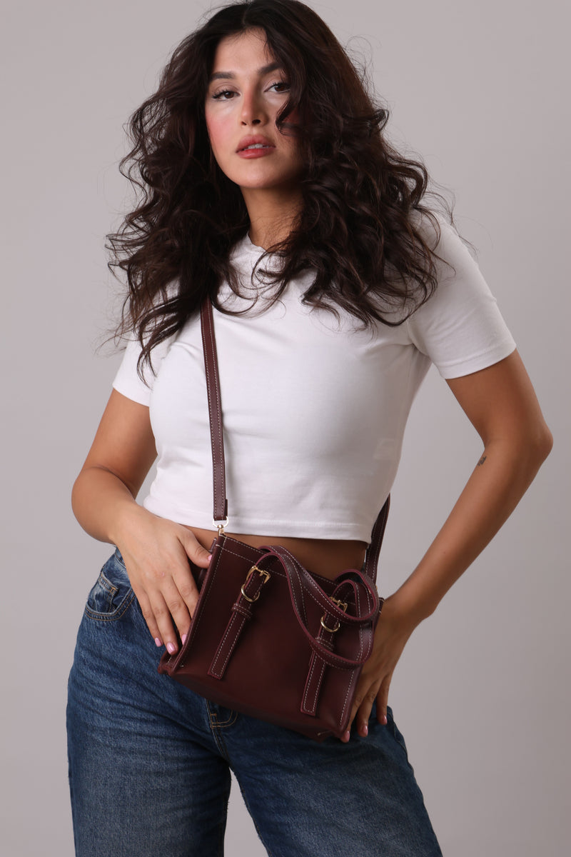 Riley Bag - Burgundy