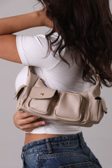 Joana Shoulder Bag - Beige