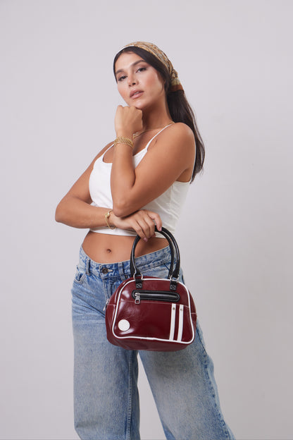 Retro Bag - Burgundy