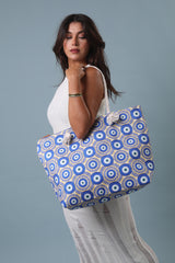 Evil Eye Beach Bag