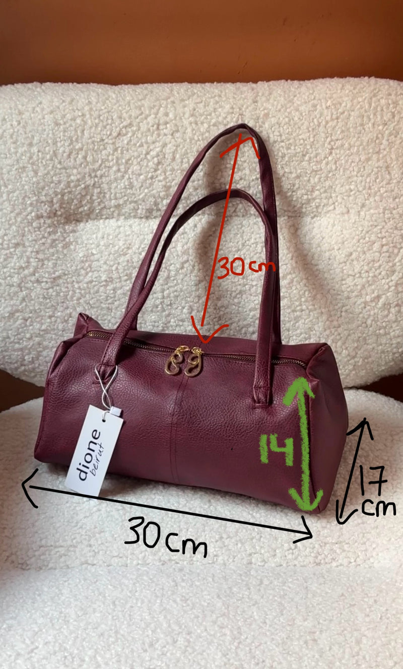 Gaïa Bag - Burgundy