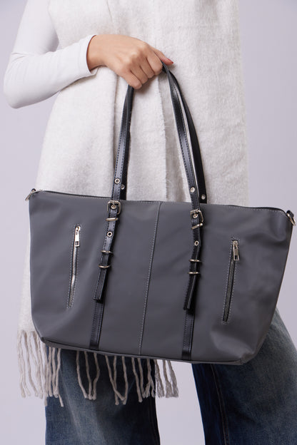 Sia Bag - Gray+Black