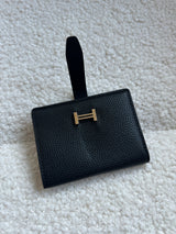 H Small Wallet - Black