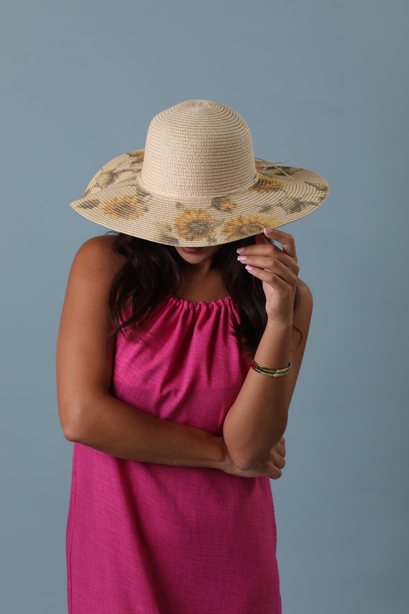 Sunflower Straw Hat