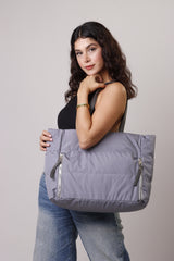 Nova Puffer Bag - Gray