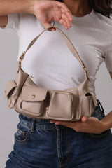 Joana Shoulder Bag - Beige