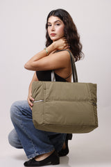Novi Puffer Bag - Khaki