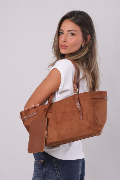 Odilia Bag - Suede Havane