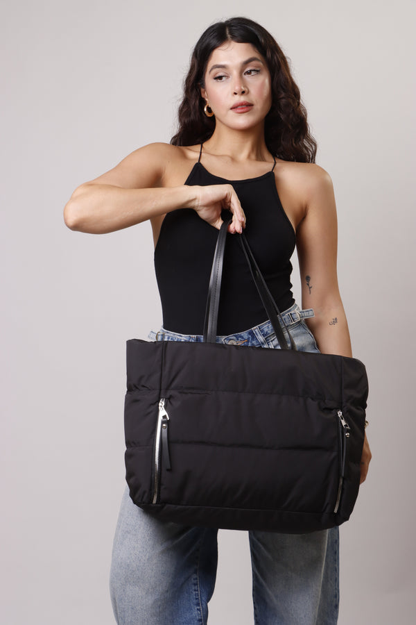 Nova Puffer Bag - Black