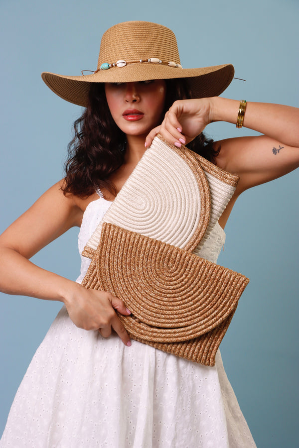Ivy Clutch - White