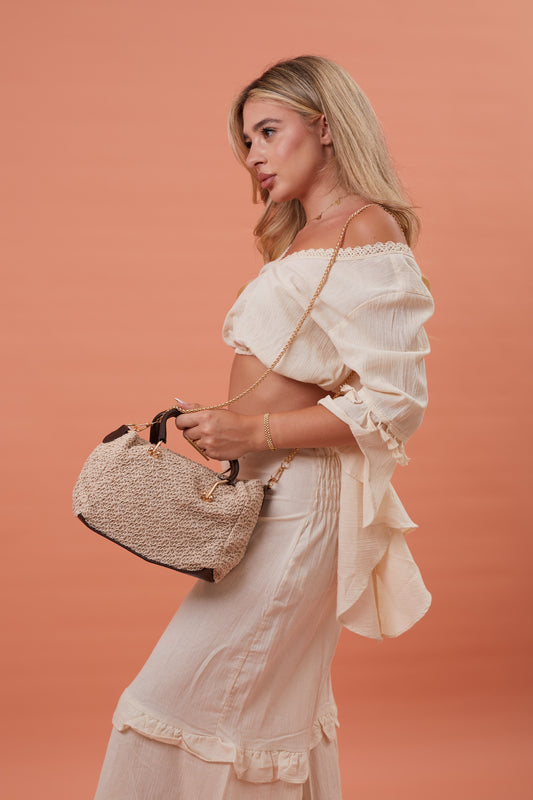 Ari Bag - Beige+Brown