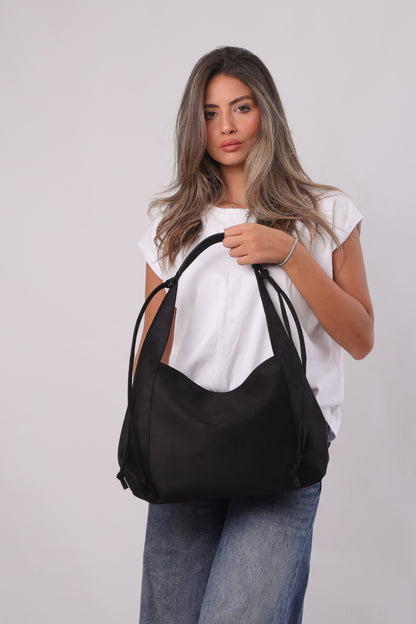 Erica Bag - Suede Black