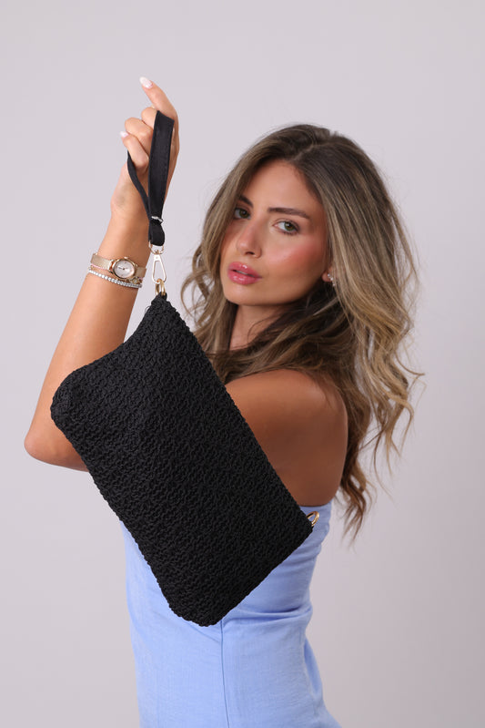 Ibiza Clutch - Black